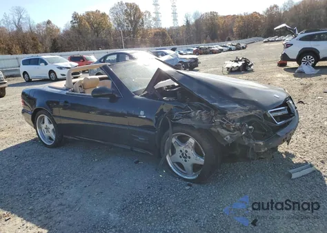 2002 Mercedes-Benz Sl 500 z USA, uszkodzony, nr VIN WDBFA68F42F201823